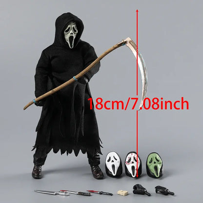 Action-Figure Ghost Face Articulável (18cm)