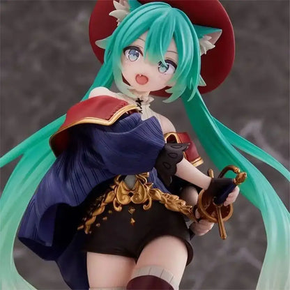 Action-Figure Hatsune Miku Mosqueteira 15cm