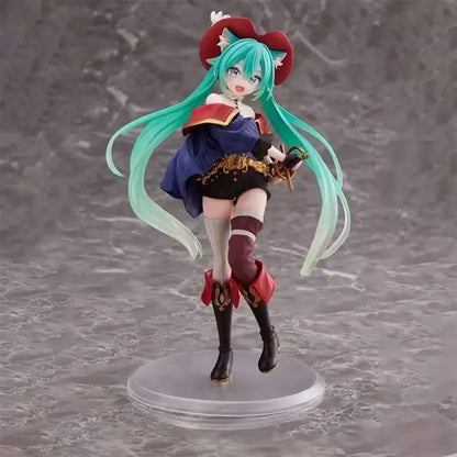 Action-Figure Hatsune Miku Mosqueteira 15cm