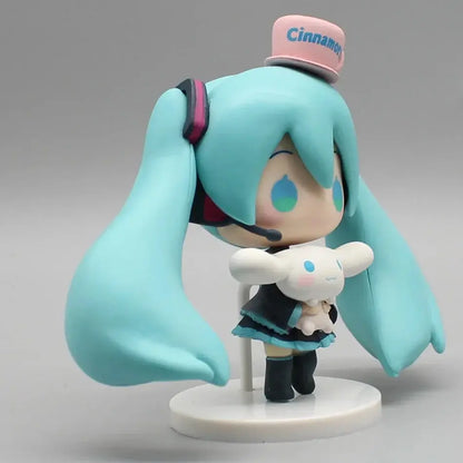 Action-Figure Hatsune Miku & Cinnamoroll (9cm)