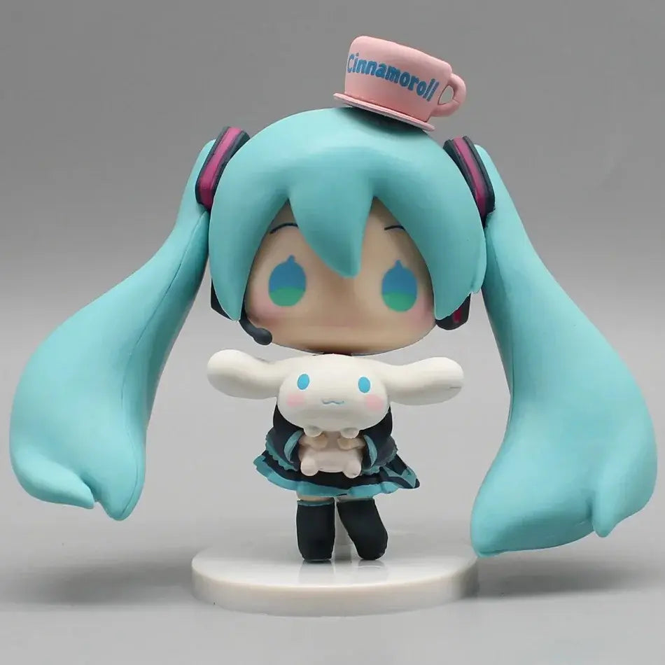 Figura de acción Hatsune Miku y Cinnamoroll (9 cm)