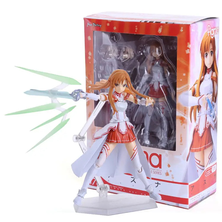 Action-Figure Articulável Kirito, Asuna & Sinon - Sword Art Online (13-14cm)