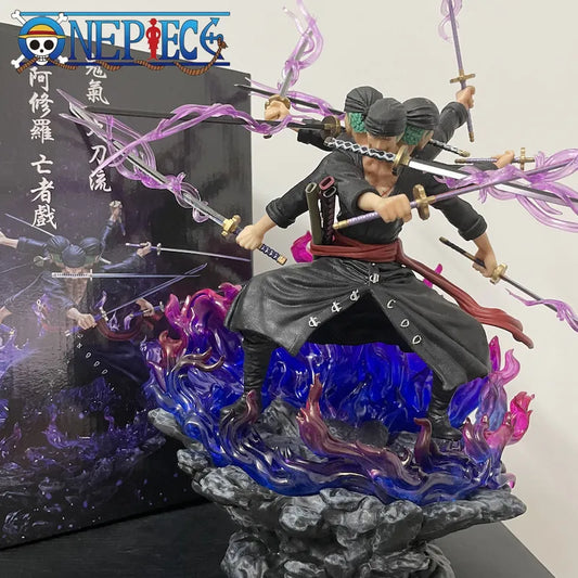 Action-Figure One Piece Zoro 9 Swords