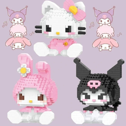 Bloques de construcción Sanrio con figuras de acción