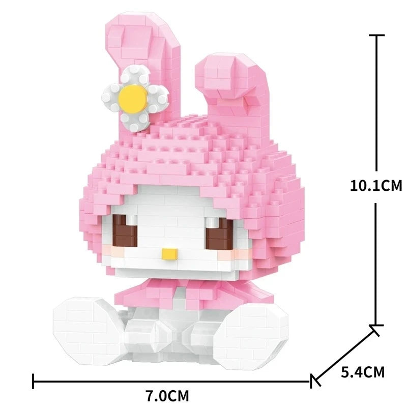 Bloques de construcción Sanrio con figuras de acción