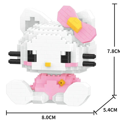 Bloques de construcción Sanrio con figuras de acción