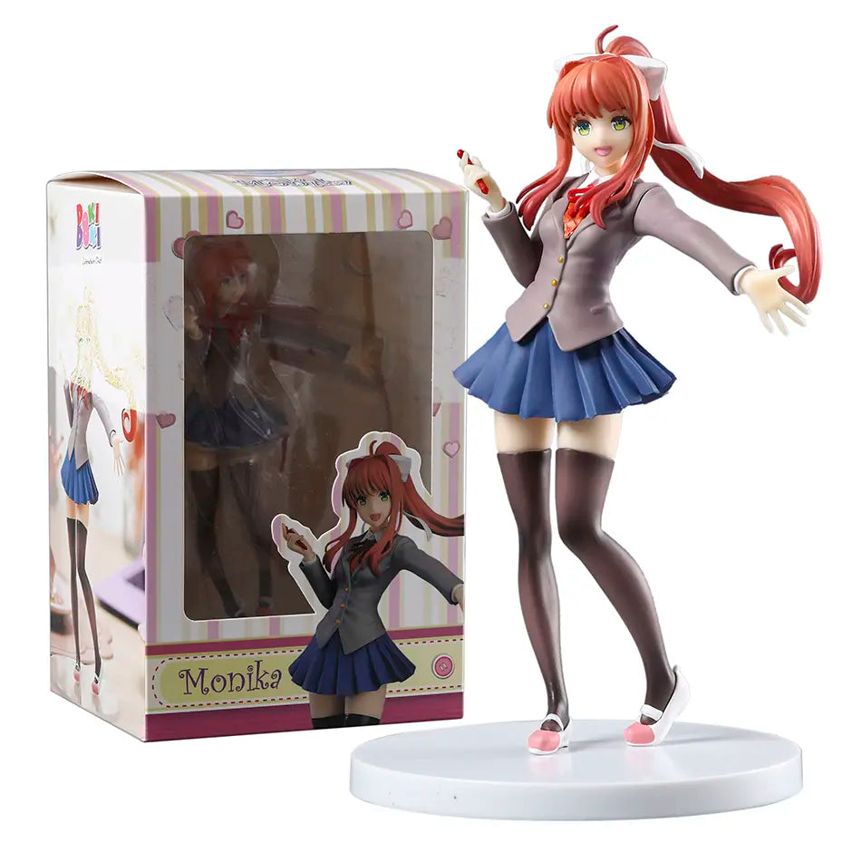 Action-Figure Sayori &amp; Monika - Doki Doki Literature Club! (17-18cm)