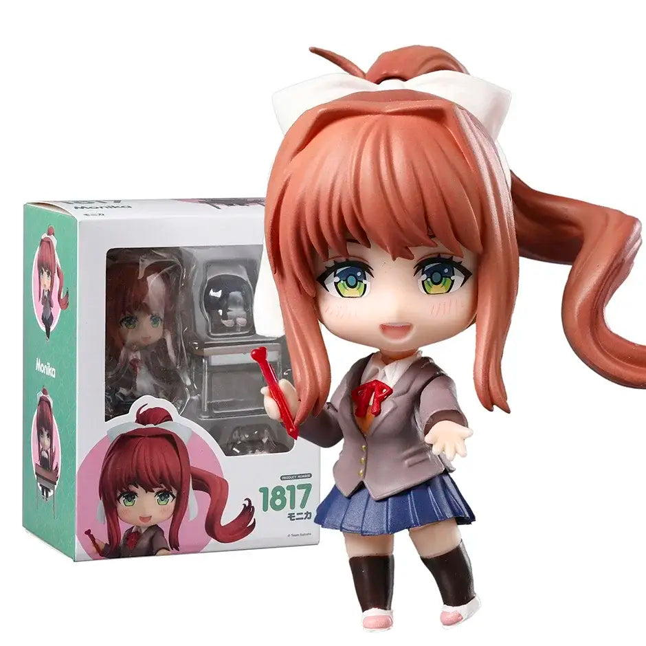 Action-Figure Articulável Yuri & Monika - Doki Doki Literature Club! (8,5cm)