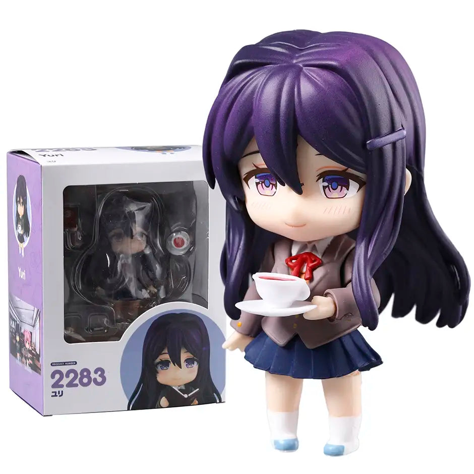 Action-Figure Articulável Yuri & Monika - Doki Doki Literature Club! (8,5cm)