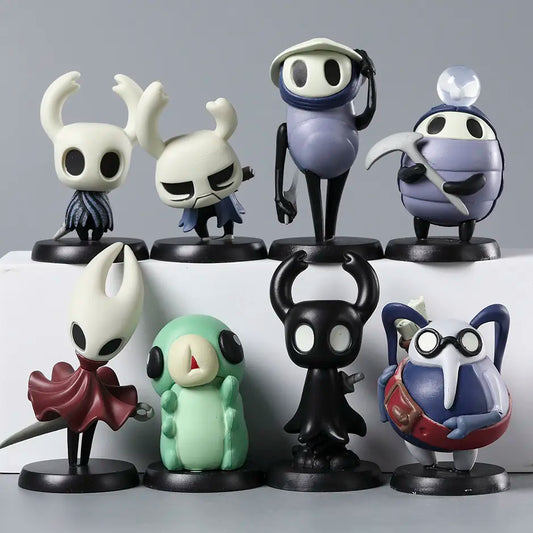 Action-Figures Hollow Knight Pacote 8 peças (6-8cm)