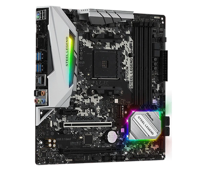 Placa-Mãe ASRock B450M Steel Legends