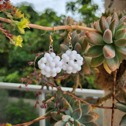 Brincos de Miçanga Bolinhas (1,5-2,5cm)