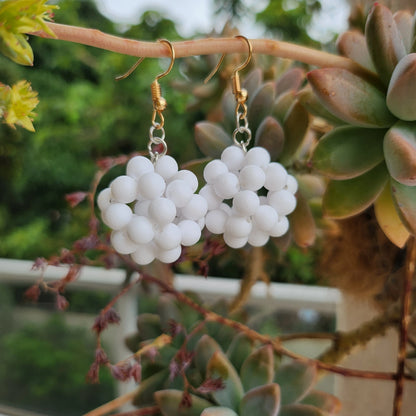 Brincos de Miçanga Bolinhas (1,5-2,5cm)