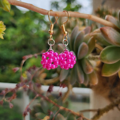 Brincos de Miçanga Bolinhas (1,5-2,5cm)