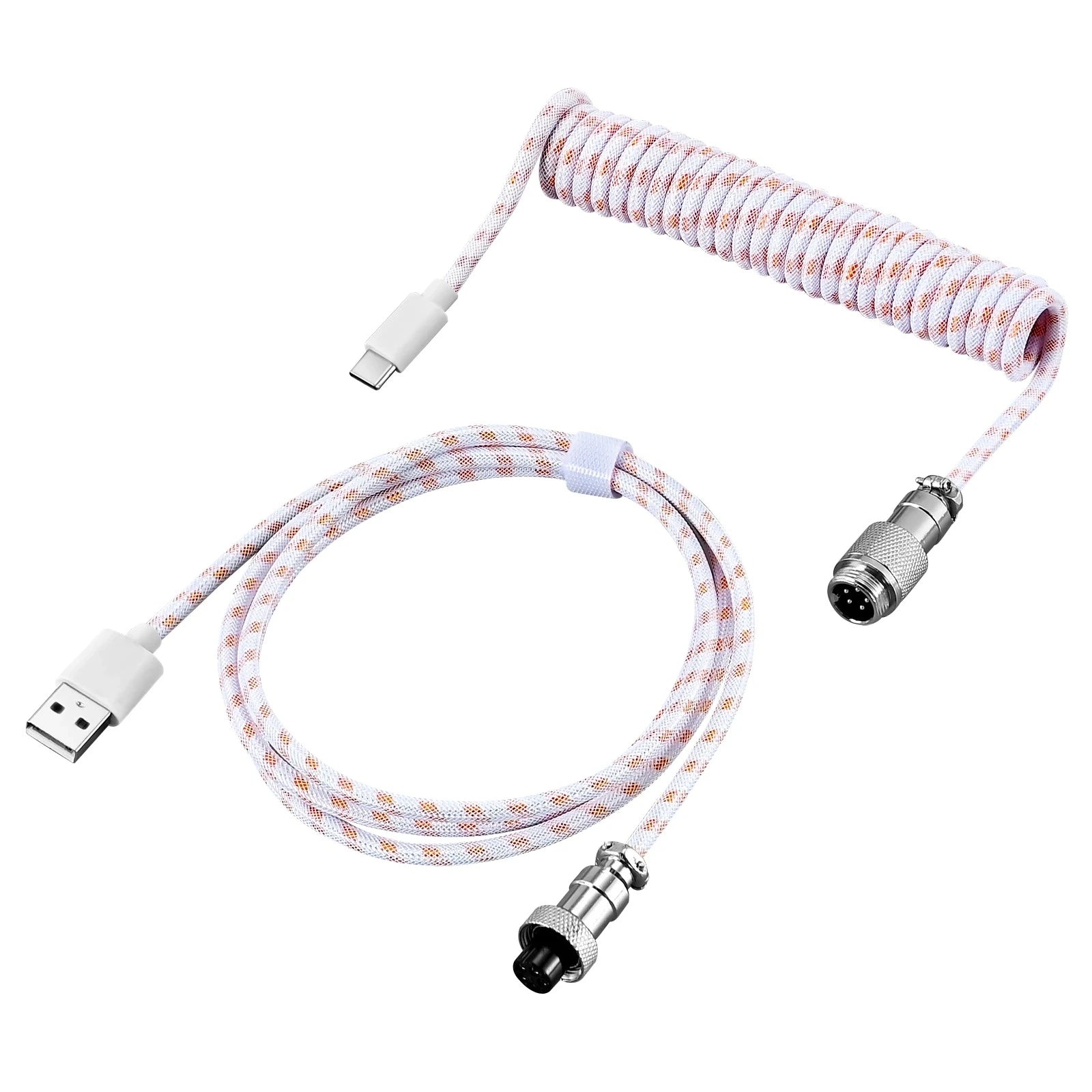 Spiral Cable for Mechanical Keyboard