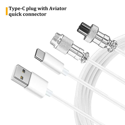 Coiled Cable for Mechanical Keyboard