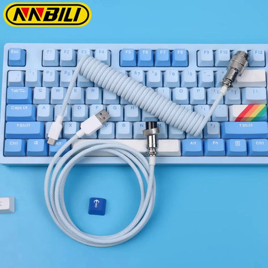 Cable Espiral para Teclado Mecánico