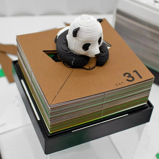 Calendário Panda Pad 3D