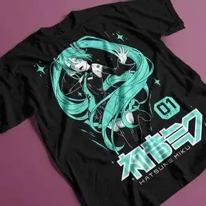 Camisa Hatsune Miku Harajuku