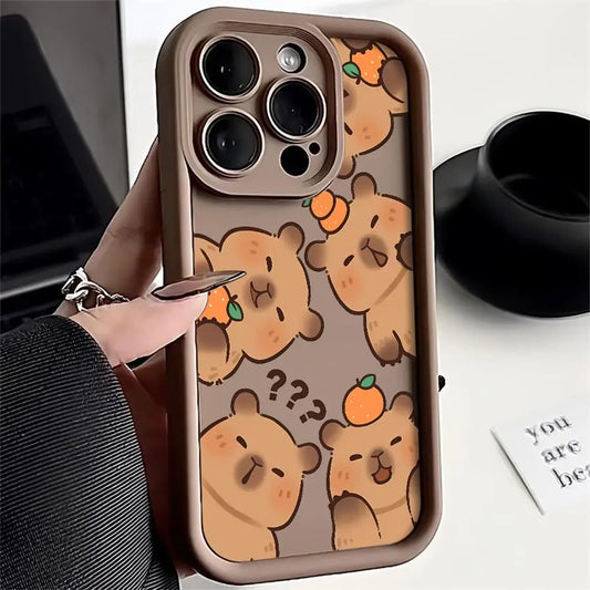 Capybara and Oranges Cover - iPhone