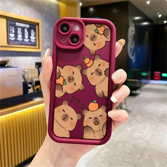 Capybara and Oranges Cover - iPhone