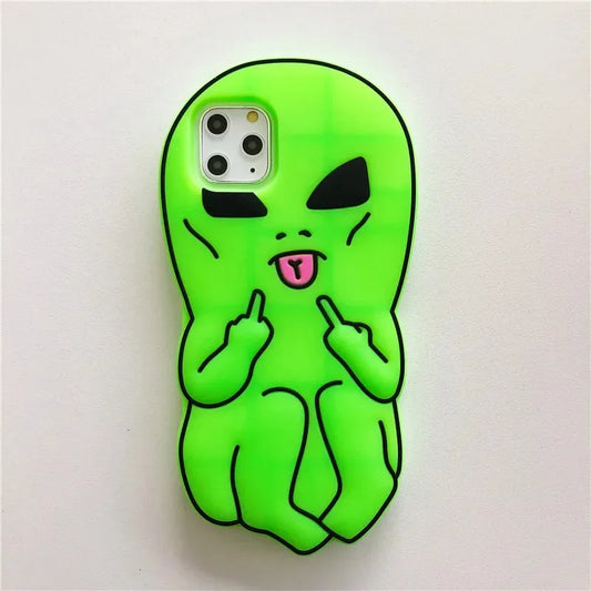 Funda de protección alienígena - iPhone