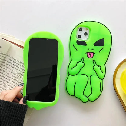 Funda de protección alienígena - iPhone