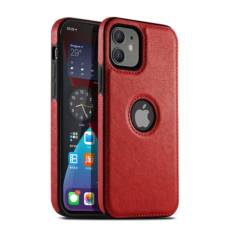 Funda protectora Plutoleather para iPhone