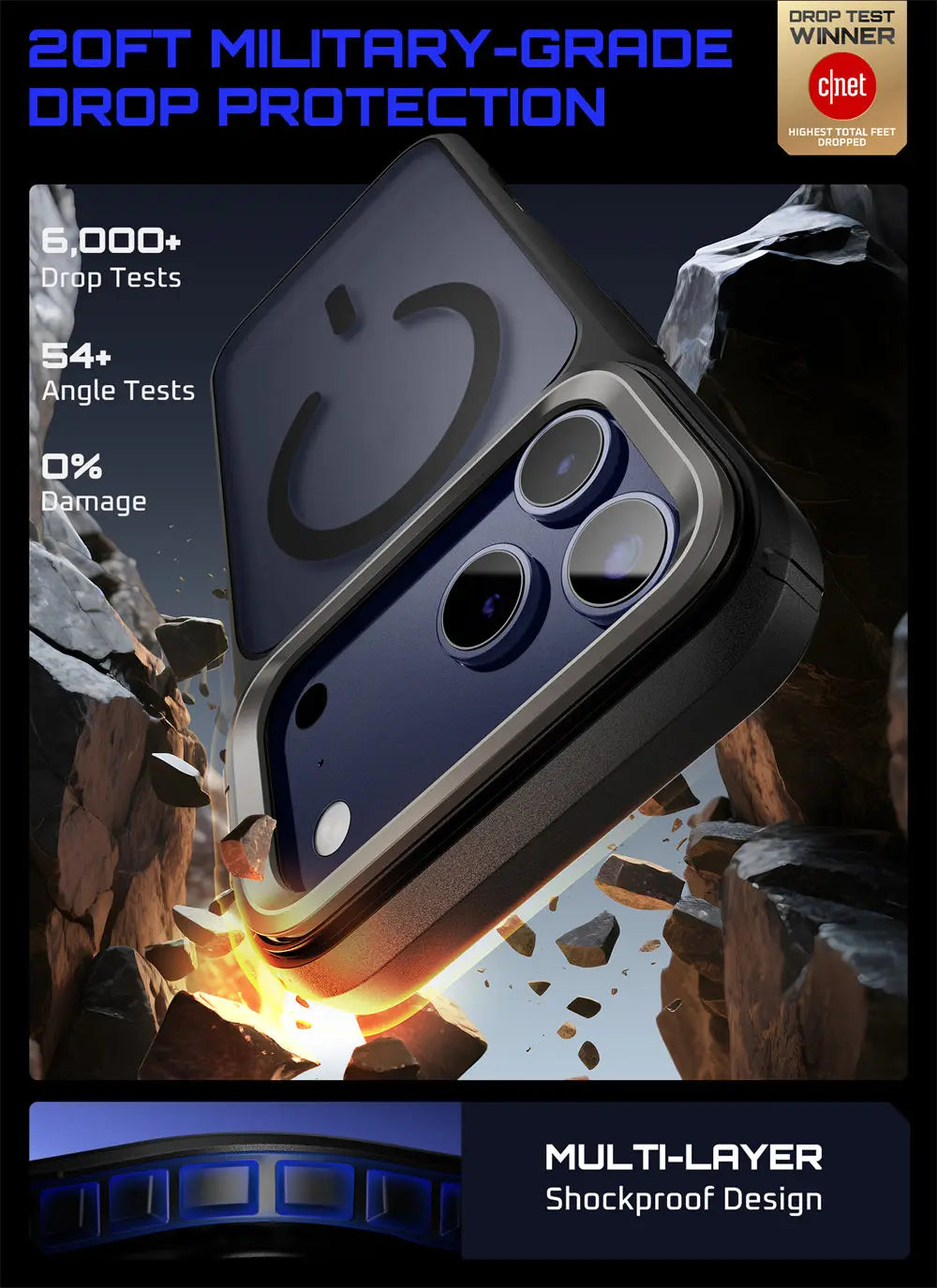 Capa de Proteção UB Mag Slim (iPhone 17 Pro Max)