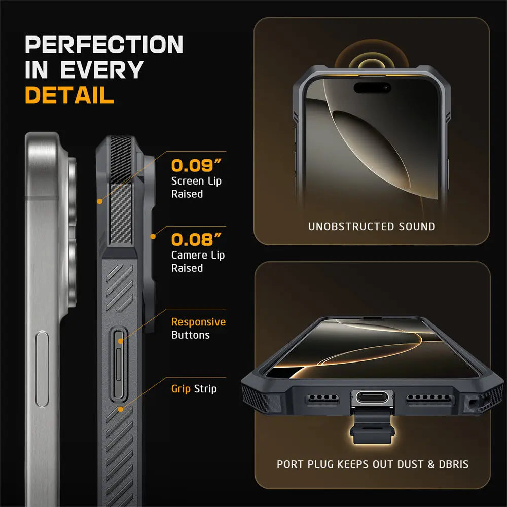 Capa de Proteção UB Grip Heavy (iPhone 16 Pro Max)