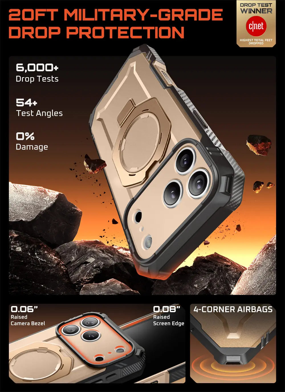 Capa de Proteção UB Grip Pro (iPhone 17 Pro Max)