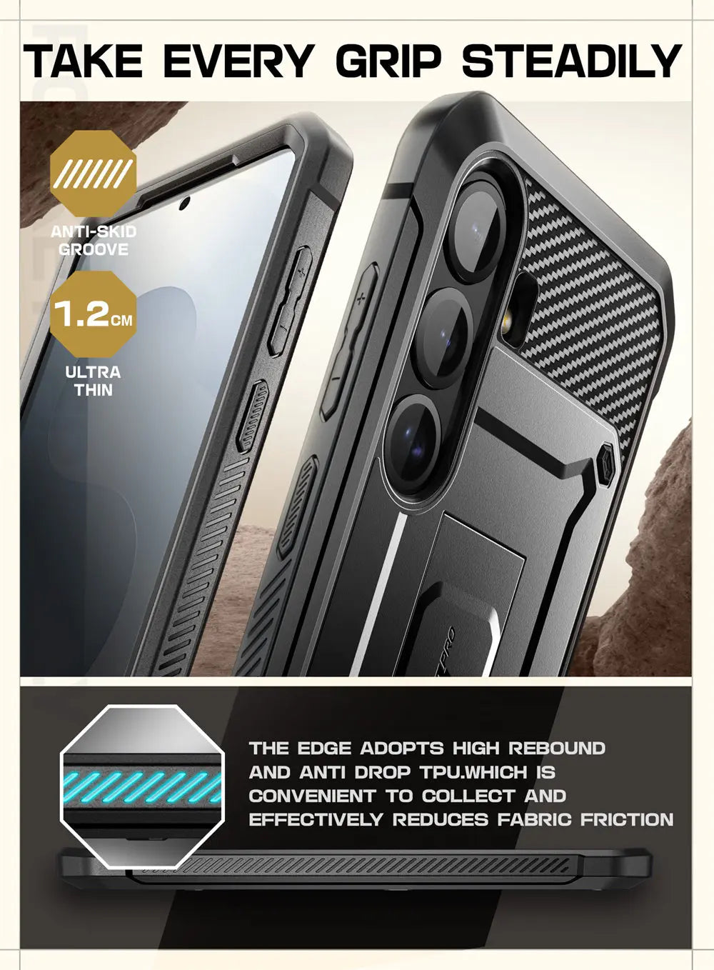 Capa de Proteção UB Pro Militar-Grade (Galaxy S25)