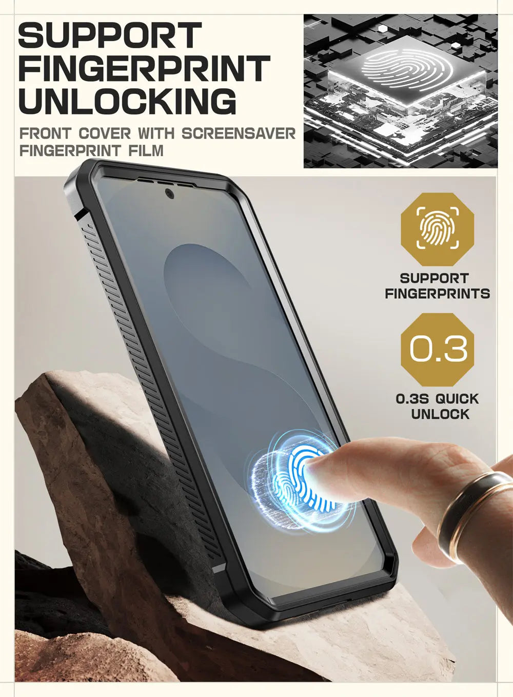 Capa de Proteção UB Pro Militar-Grade (Galaxy S25)