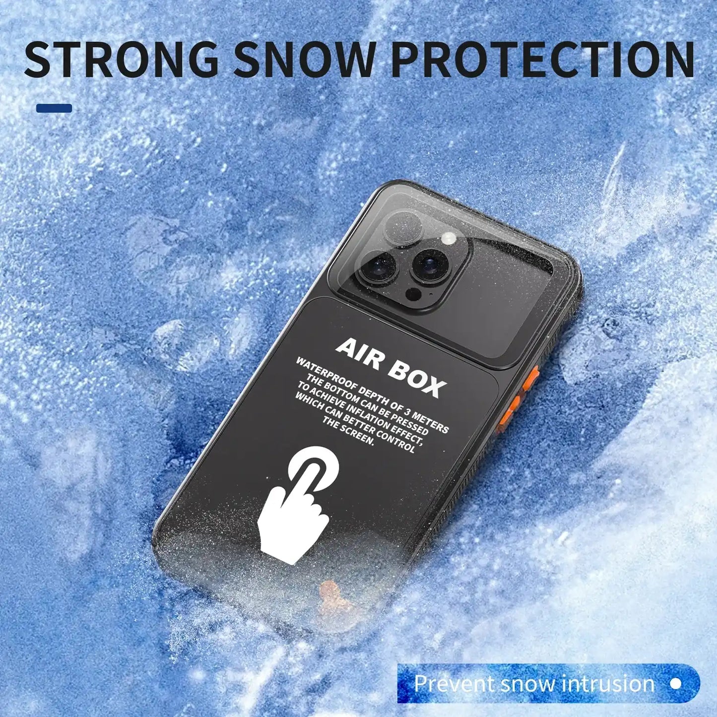 Capa de Proteção à Prova d’Água IP68 para iPhone