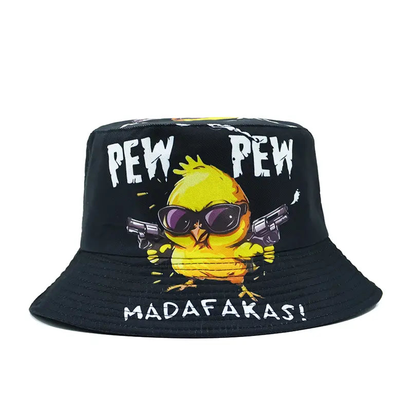 Chica con sombrero de pescador - ¡una chica ruda!