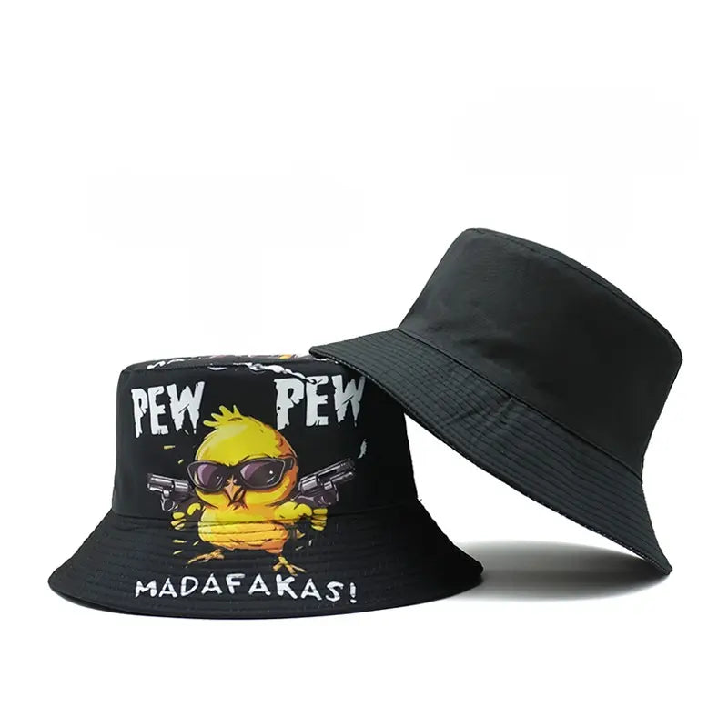 Chica con sombrero de pescador - ¡una chica ruda!