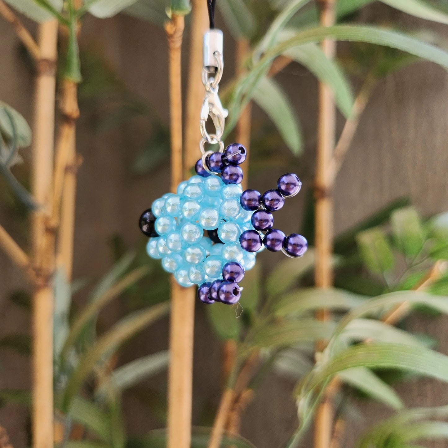 Chaveiro de Miçanga Peixinho Gino (3,5cm)