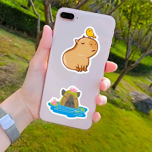Set of 50 Capybara Stickers