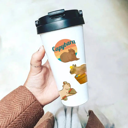 Conjunto de 50 Adesivos de Capivarinhas