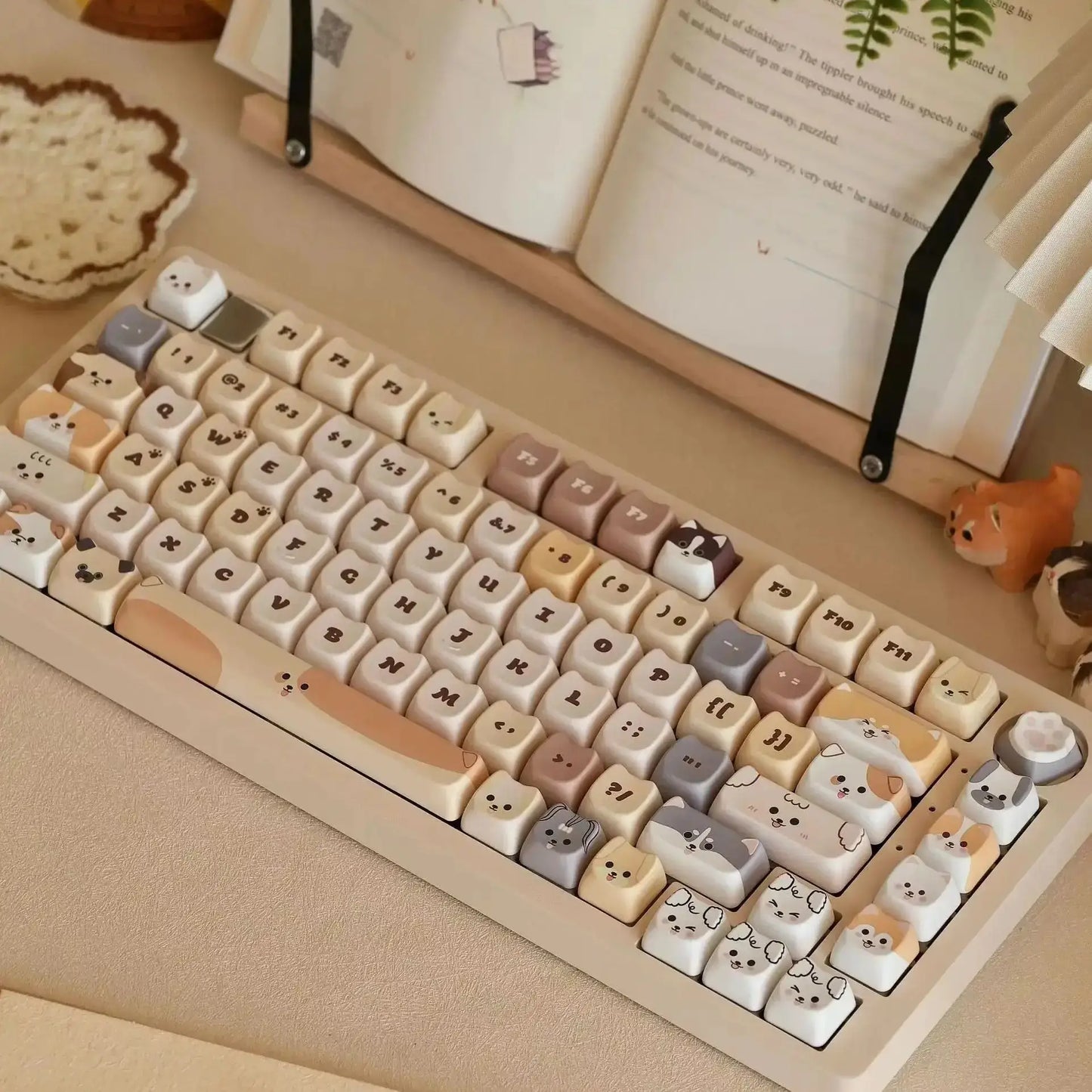 Conjunto de Keycaps "Cute Meow"