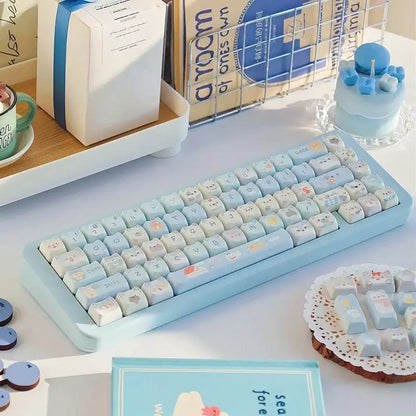 Conjunto de Keycaps "Cute Meow"