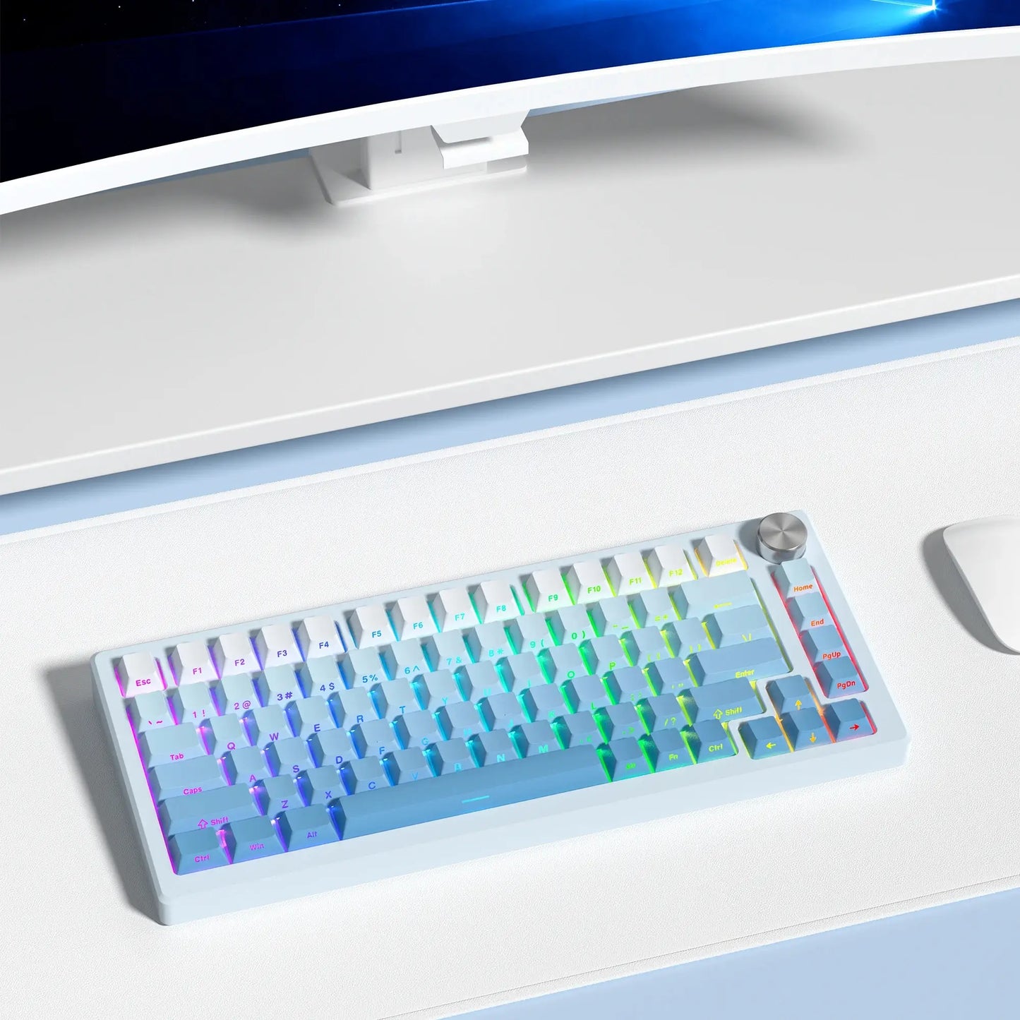 Conjunto de Keycaps Gradient Side-Print