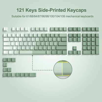 Conjunto de Keycaps Gradient Side-Print