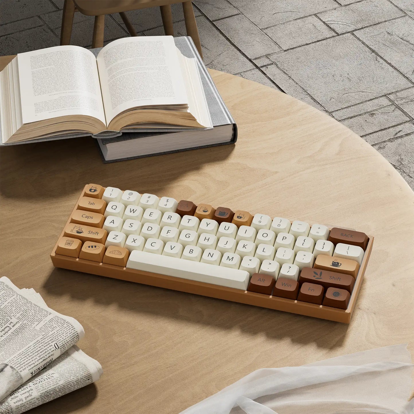 Conjunto de Keycaps NekoCoffe