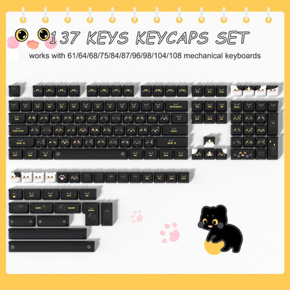 Conjunto de Keycaps NekoCoffe