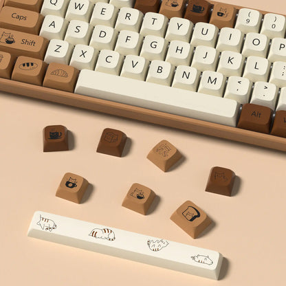 Conjunto de Keycaps NekoCoffe