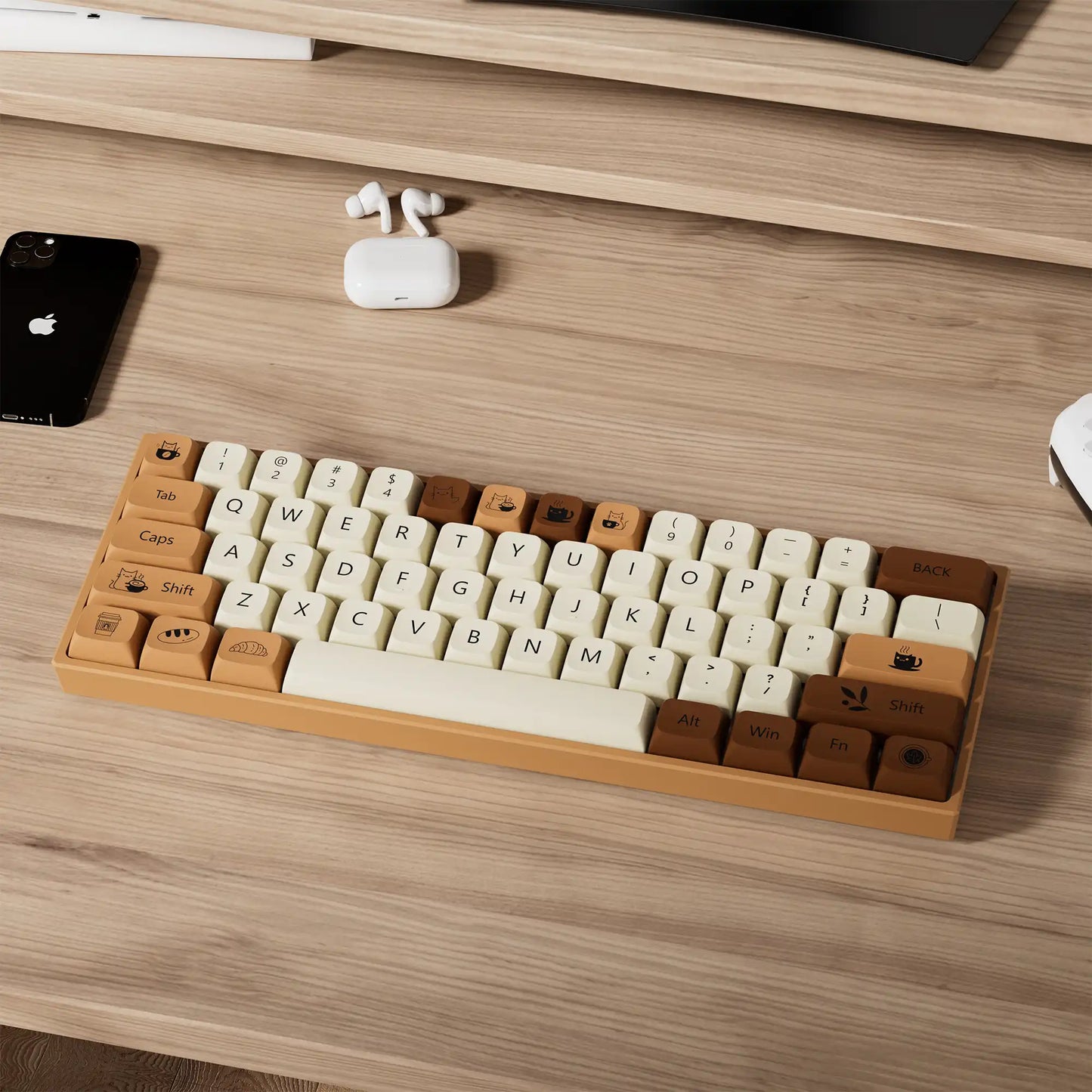 Conjunto de Keycaps NekoCoffe