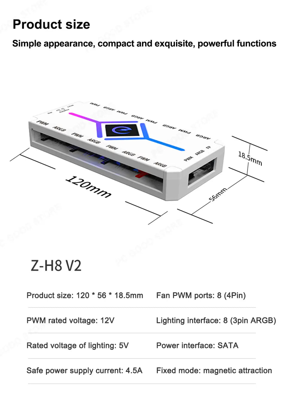 Controladora Z-H8 (Hub 1 para 8)