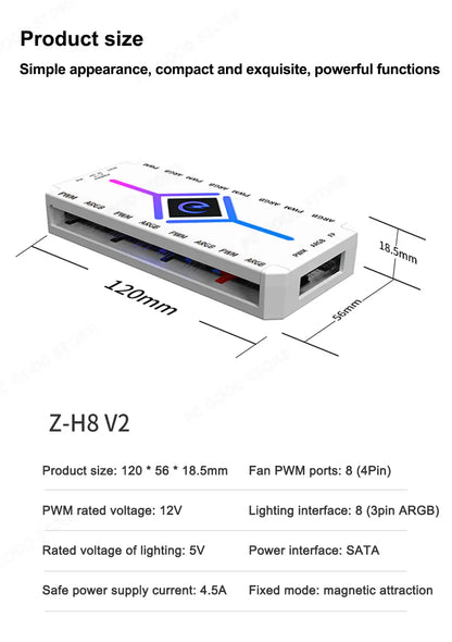Controladora Z-H8 (Hub 1 para 8)
