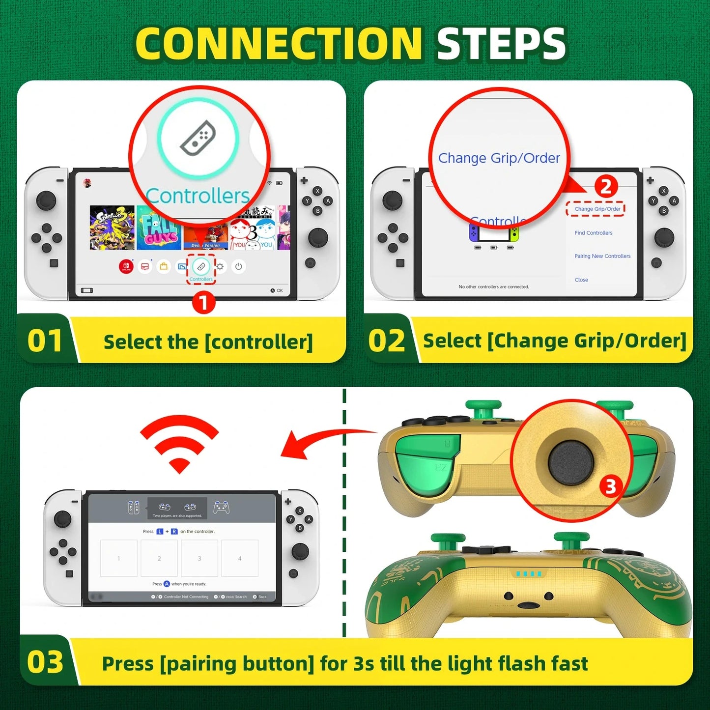 Controle Colorfultabs (Switch-Multi-Plataforma)
